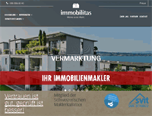 Tablet Screenshot of immobilitas.ch