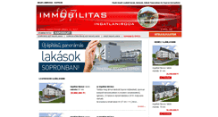 Desktop Screenshot of immobilitas.hu